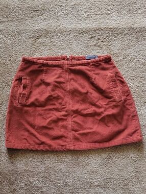 Primark Corduroy Mini Skirt in Rust - Classic Women's Skirt